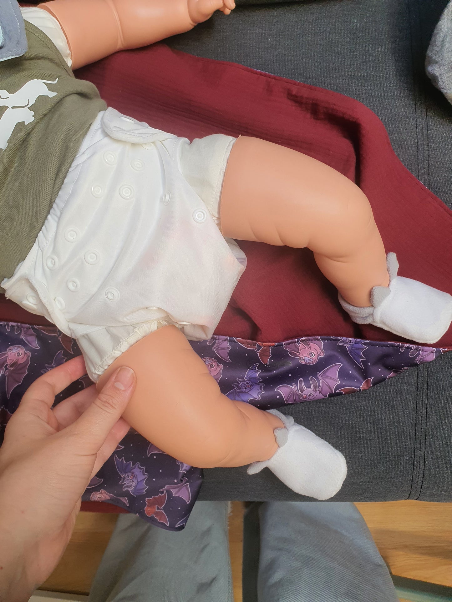 Diaper change mat