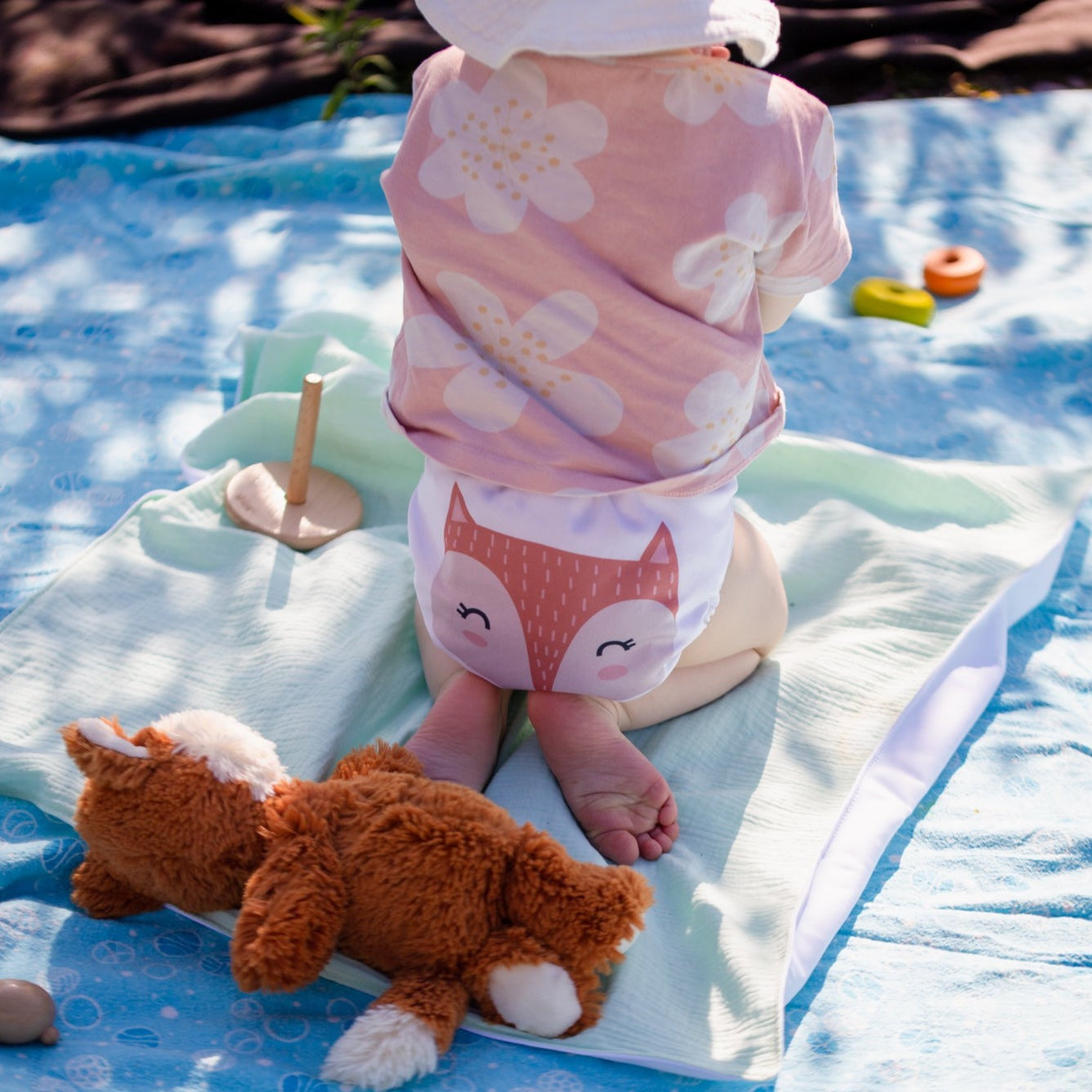 Diaper change mat