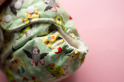 Cloth diaper - Parrots
