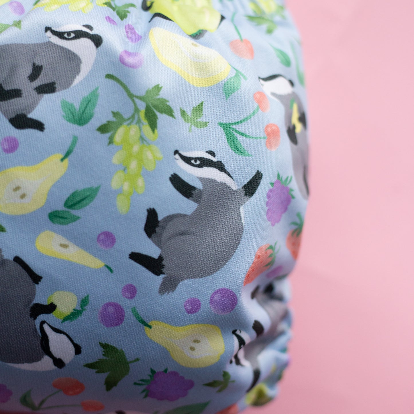 Cloth diaper - Badgers in the orchard