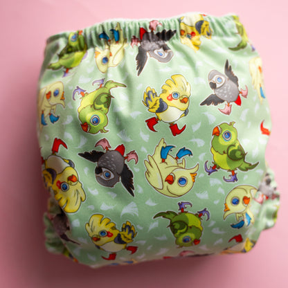 Cloth diaper - Parrots