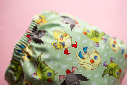 Cloth diaper - Parrots