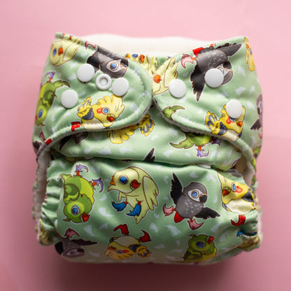 Cloth diaper - Parrots